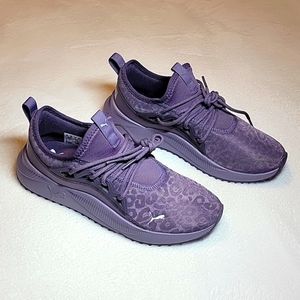 ✨️BRAND NEW✨️PUMA PACER FUTURE ALLURE TRIPLE SNEAKER PURPLE LEOPARD WMNS…